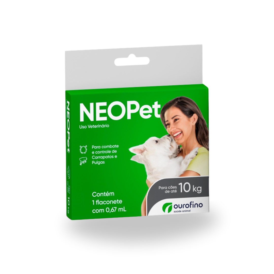 Antipulgas e Carrapatos Neopet Ourofino para Cães até 10kg