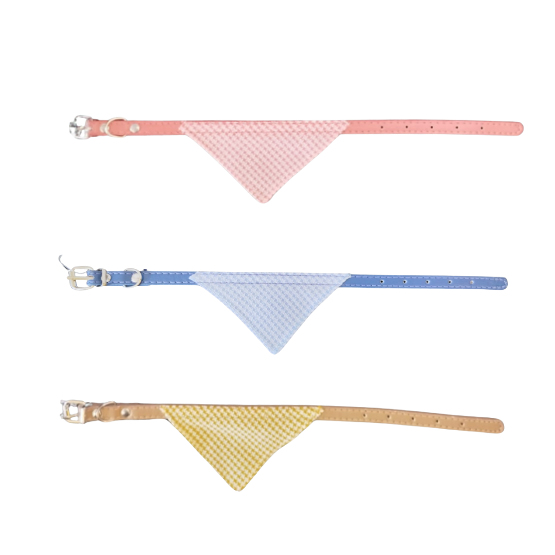 Coleira Bandana - Kit com 3 - 30cm
