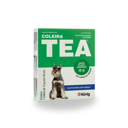 Coleira Anti Pulgas e Carrapatos - Porte Pequeno
