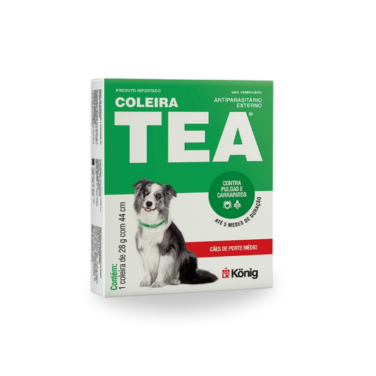 Coleira Anti Pulgas e Carrapatos - Porte Médio